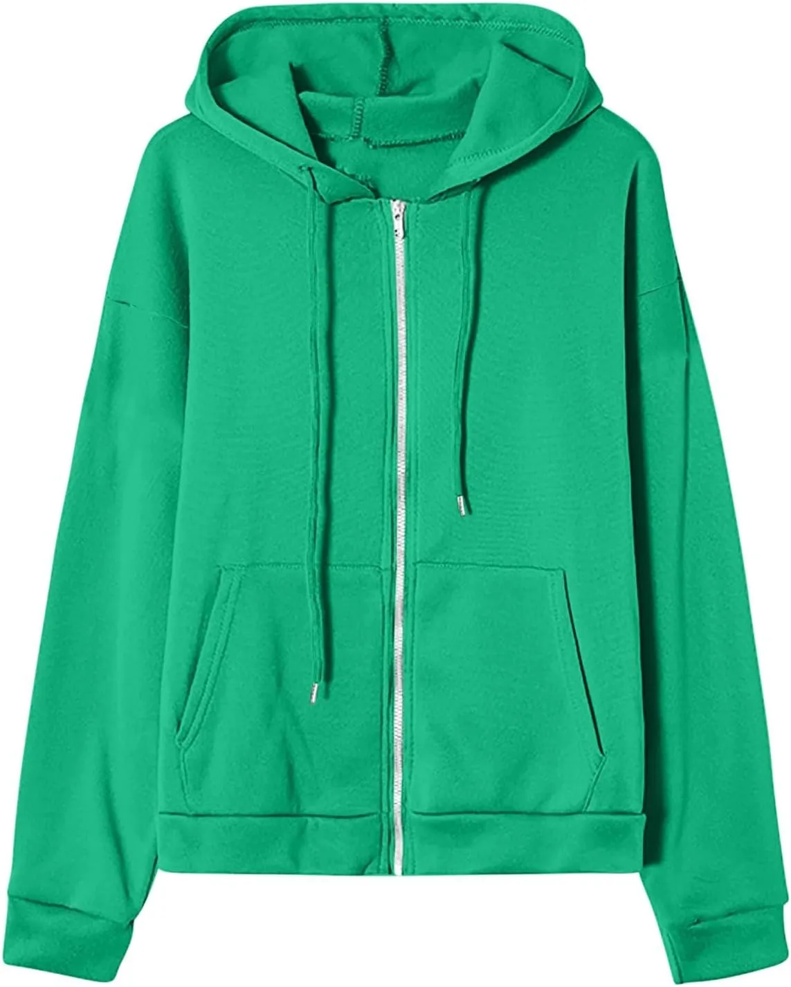 2023 Zip Up Hoodies For Women Oversized Sweatshirt Fall Casual Long Sleeve Plus Size Loose Fashion Jacket Coat