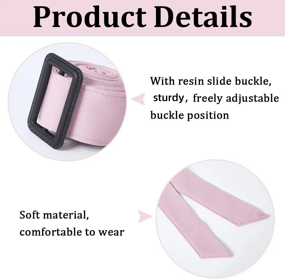 GORGECRAFT Women Trench Coat Belt 67 Inch Adjustable Overcoat Waistband with Buckle 1.8 Inch Wide Pearl Pink Wind Coat Replacement Cloth Sash Belt Tunics Girdle Tie Knot Cinch Robe Tunics Girdle Band