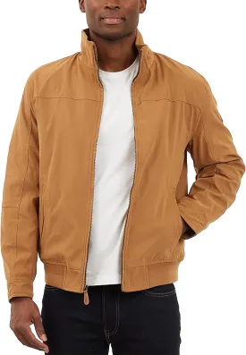 LONDON FOG Men's Microfiber Bomber Jacket