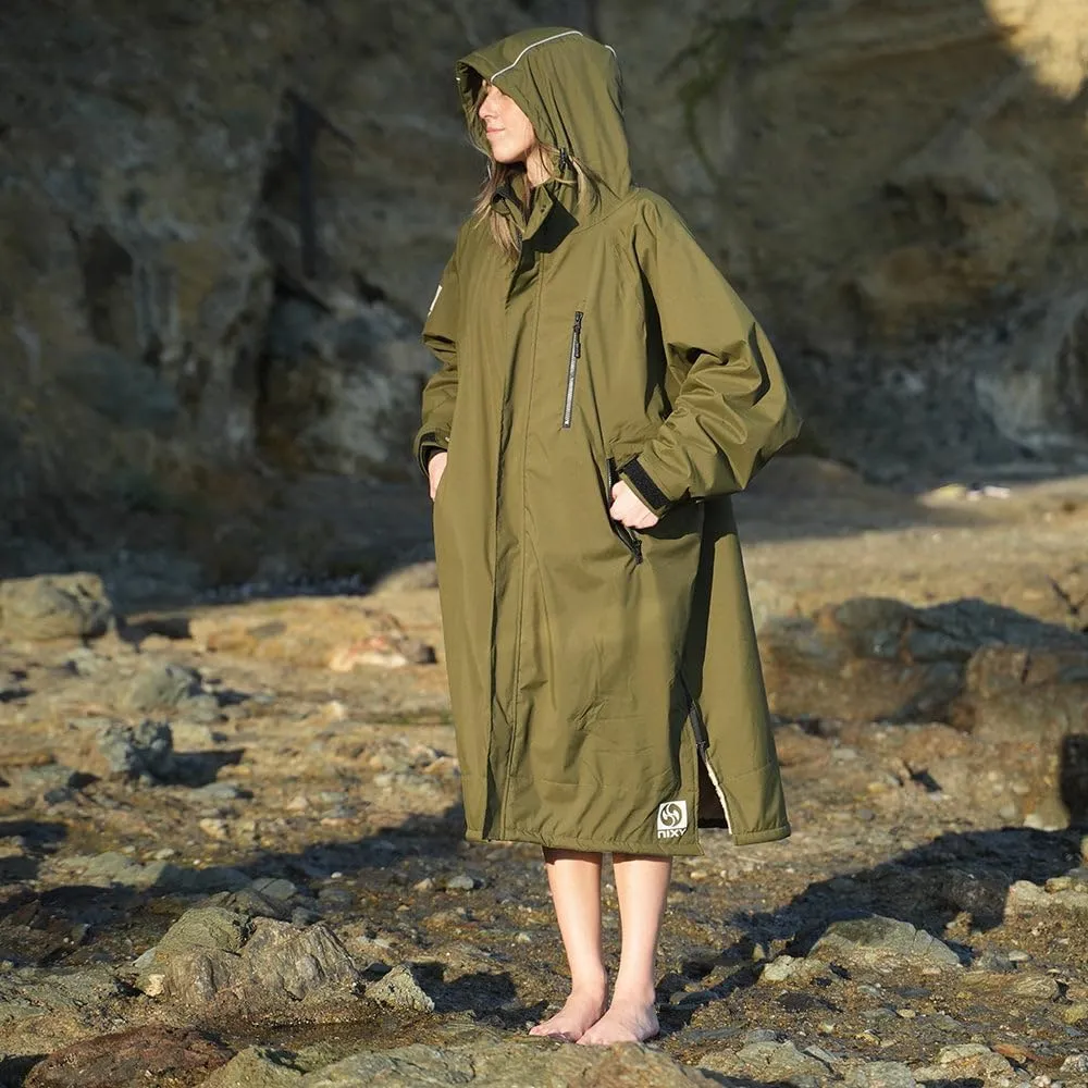 NIXY Oversize Changing Parka - Unisex, Eco-Friendly, Sherpa Fleece-Lined Jacket for Sports & Outdoor - Waterproof & Windproof