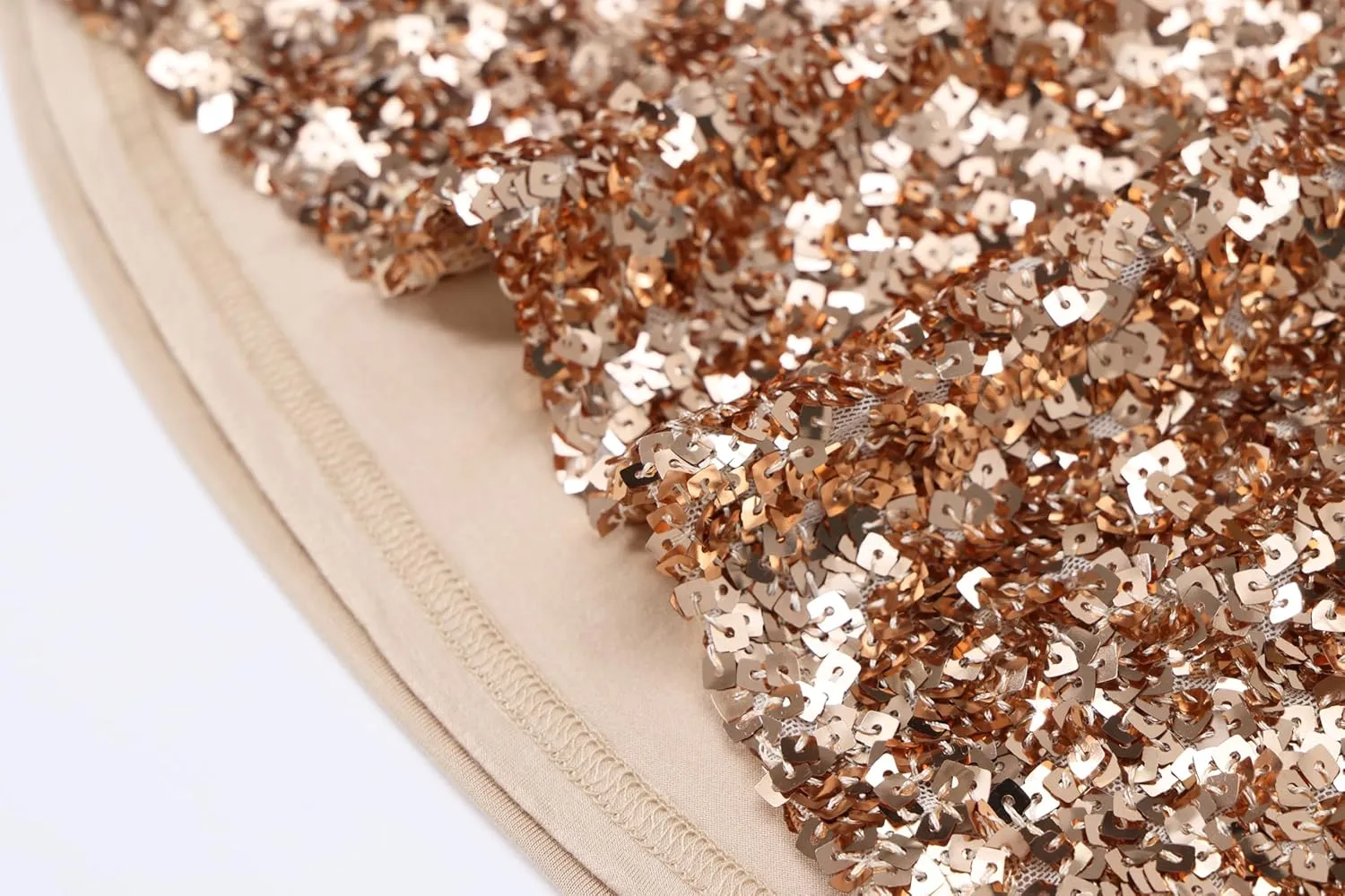 OThread & Co. Women's Glitter Sequin Tank Top Sleeveless Scoop Neck Night Out Party Top