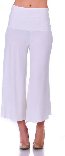 SR Women's Knit Capri Culottes Pants (Size: S - 5X)