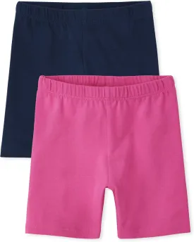 The Children's Place Baby Girls' and Toddler Solid Bike Shorts
