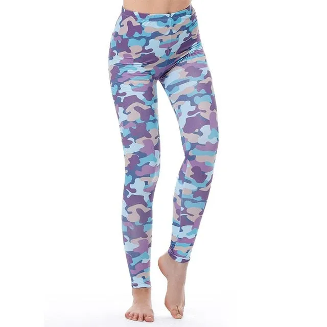 VenusFox High Waist Push Up Donuts Unicorn Sexy Fitness Leggings