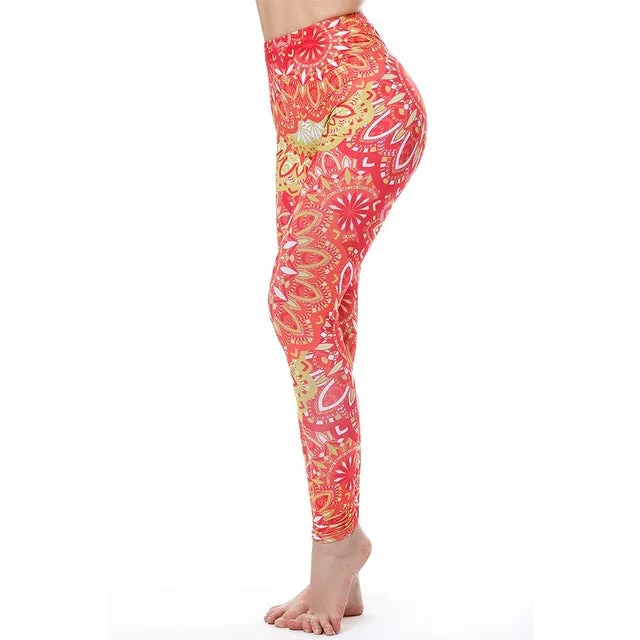 VenusFox High Waist Push Up Donuts Unicorn Sexy Fitness Leggings