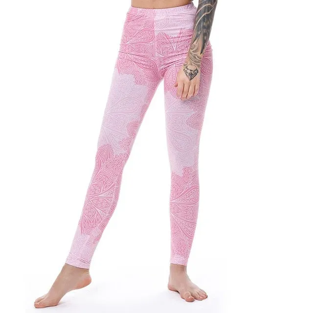 VenusFox High Waist Push Up Donuts Unicorn Sexy Fitness Leggings