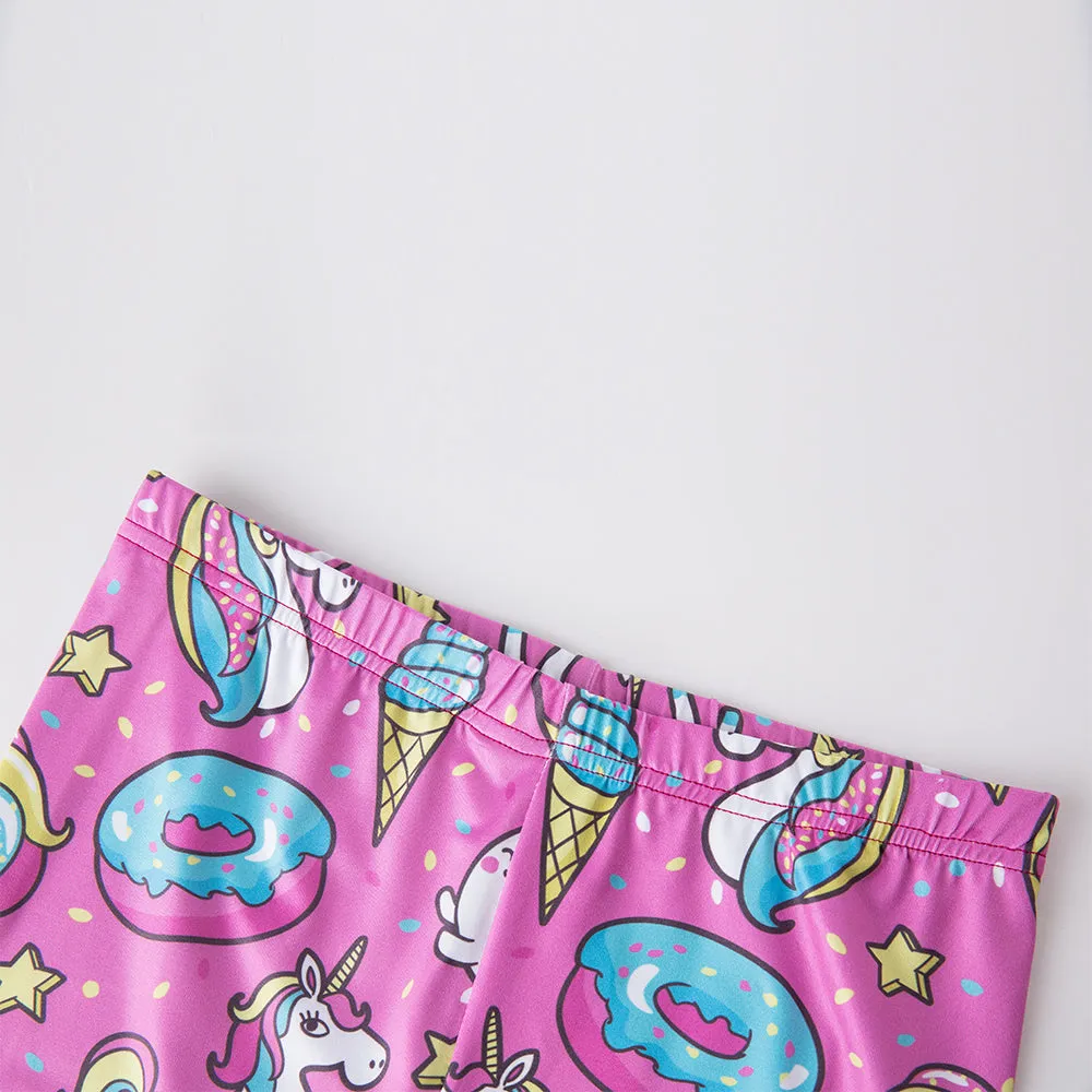 VenusFox High Waist Push Up Donuts Unicorn Sexy Fitness Leggings