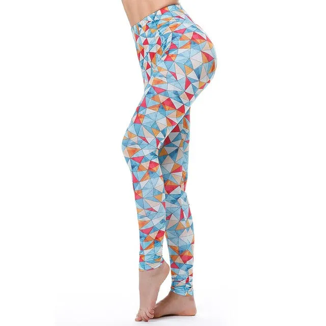 VenusFox High Waist Push Up Donuts Unicorn Sexy Fitness Leggings