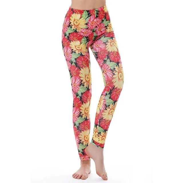 VenusFox High Waist Push Up Donuts Unicorn Sexy Fitness Leggings