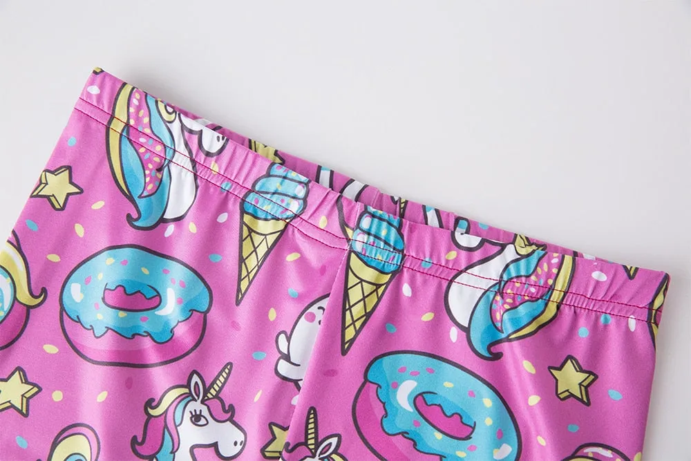 VenusFox High Waist Push Up Donuts Unicorn Sexy Fitness Leggings